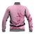 Aotearoa Maori Baseball Jacket Pink Fern Ribbons - Polynesian Pride