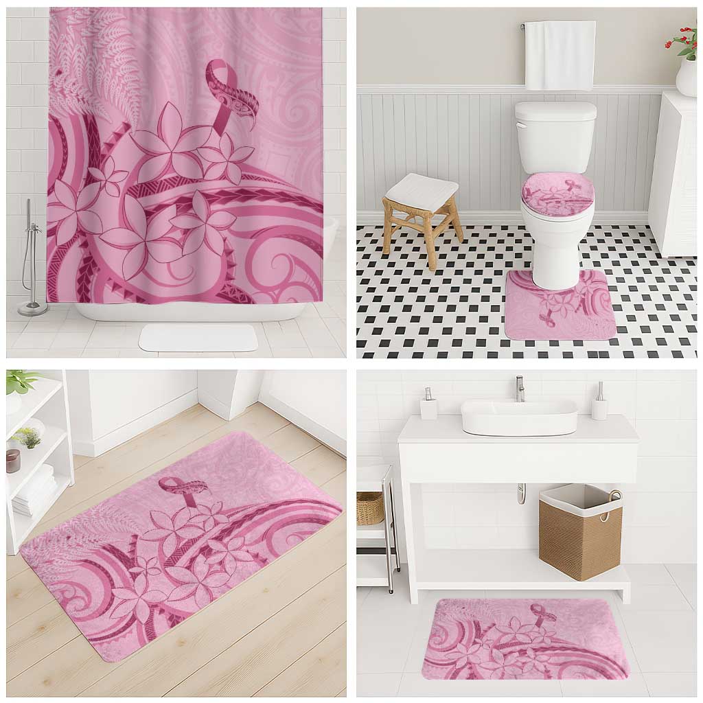 Aotearoa Maori Bathroom Set Pink Fern Ribbons - Polynesian Pride