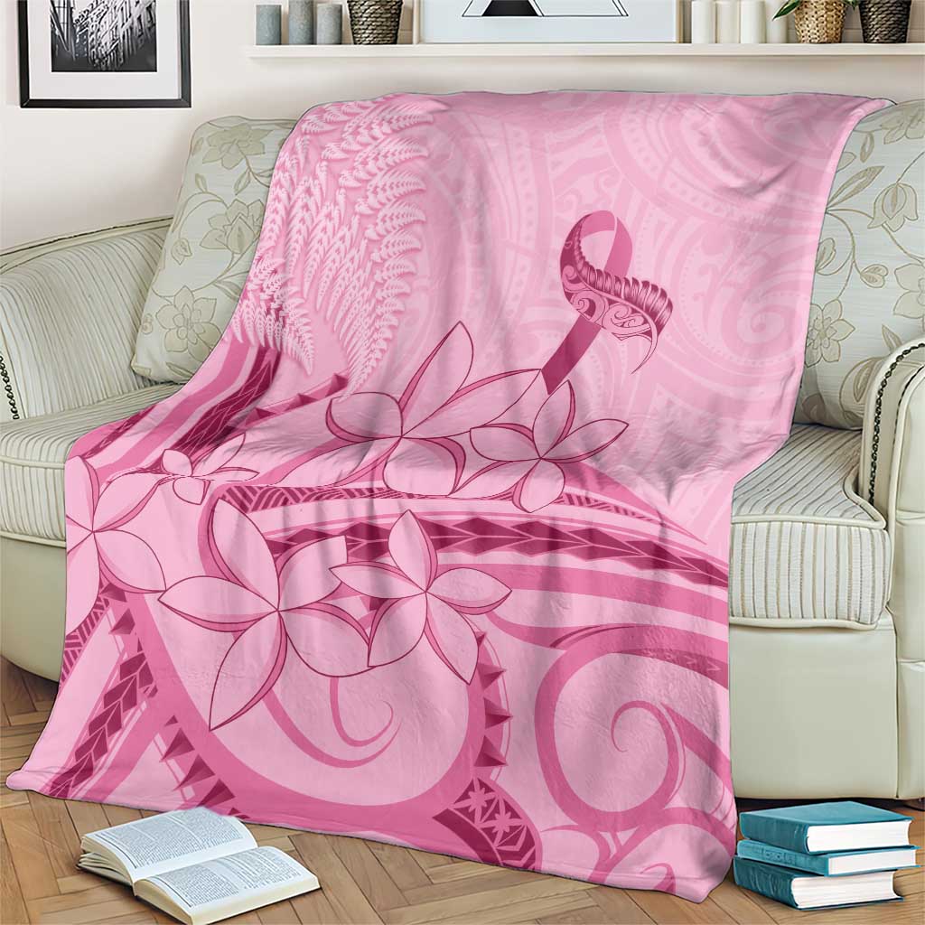 Aotearoa Maori Blanket Pink Fern Ribbons LT7 - Polynesian Pride