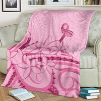 Aotearoa Maori Blanket Pink Fern Ribbons LT7 - Polynesian Pride
