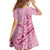Aotearoa Maori Family Matching Summer Maxi Dress and Hawaiian Shirt Pink Fern Ribbons - Polynesian Pride