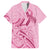 Aotearoa Maori Family Matching Summer Maxi Dress and Hawaiian Shirt Pink Fern Ribbons - Polynesian Pride