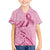 Aotearoa Maori Family Matching Summer Maxi Dress and Hawaiian Shirt Pink Fern Ribbons - Polynesian Pride