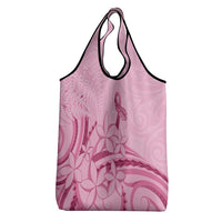 Aotearoa Maori Grocery Bag Pink Fern Ribbons - Polynesian Pride