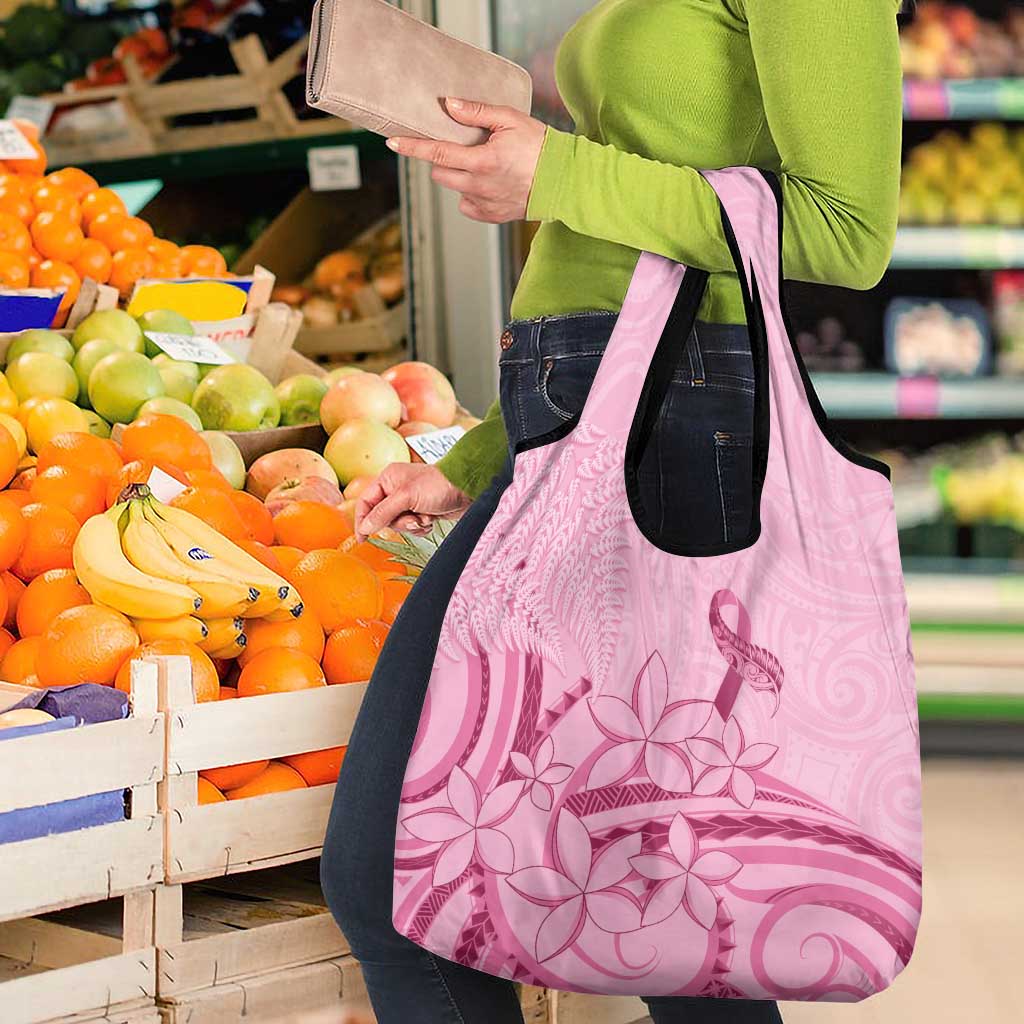 Aotearoa Maori Grocery Bag Pink Fern Ribbons - Polynesian Pride