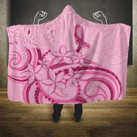 Aotearoa Maori Hooded Blanket Pink Fern Ribbons - Polynesian Pride