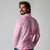 Aotearoa Maori Long Sleeve Polo Shirt Pink Fern Ribbons - Polynesian Pride
