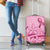Aotearoa Maori Luggage Cover Pink Fern Ribbons - Polynesian Pride
