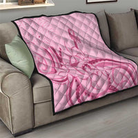 Aotearoa Maori Quilt Pink Fern Ribbons - Polynesian Pride