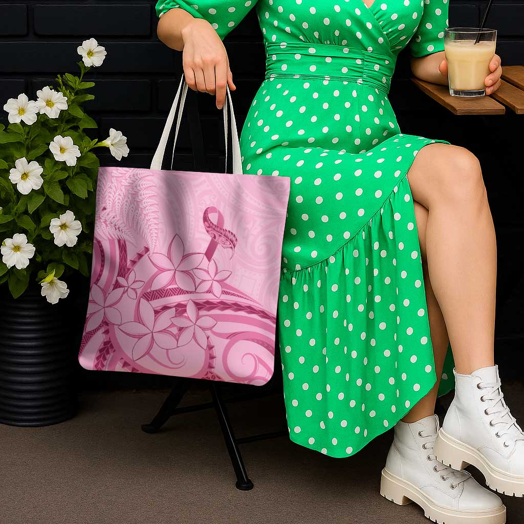 Aotearoa Maori Tote Bag Pink Fern Ribbons LT7 - Polynesian Pride