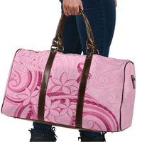 Aotearoa Maori Travel Bag Pink Fern Ribbons - Polynesian Pride