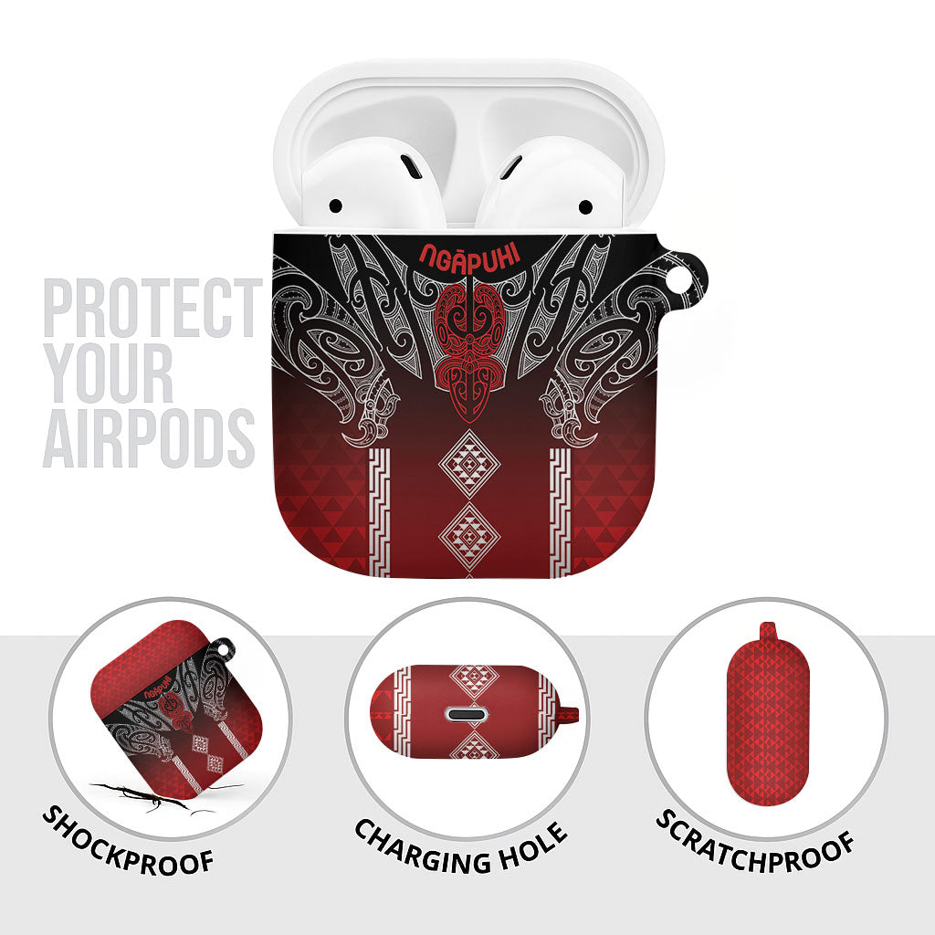 Aotearoa Maori Iwi Heritage AirPods Case Ngapuhi Kokowai