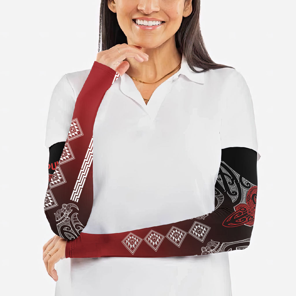 Aotearoa Maori Iwi Heritage Arm Sleeves Ngapuhi Kokowai