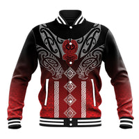 Aotearoa Maori Iwi Heritage Baseball Jacket Ngapuhi Kokowai