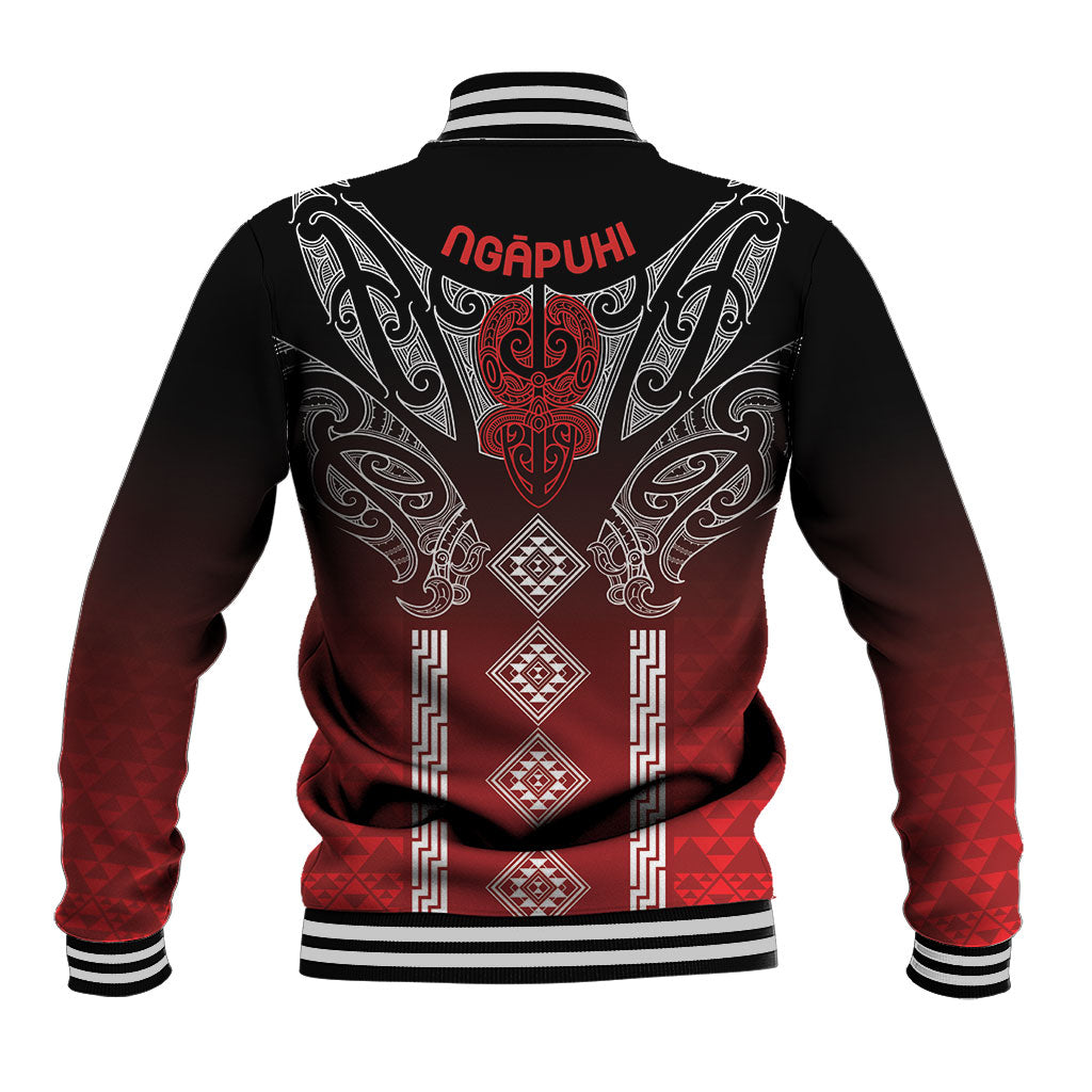 Aotearoa Maori Iwi Heritage Baseball Jacket Ngapuhi Kokowai