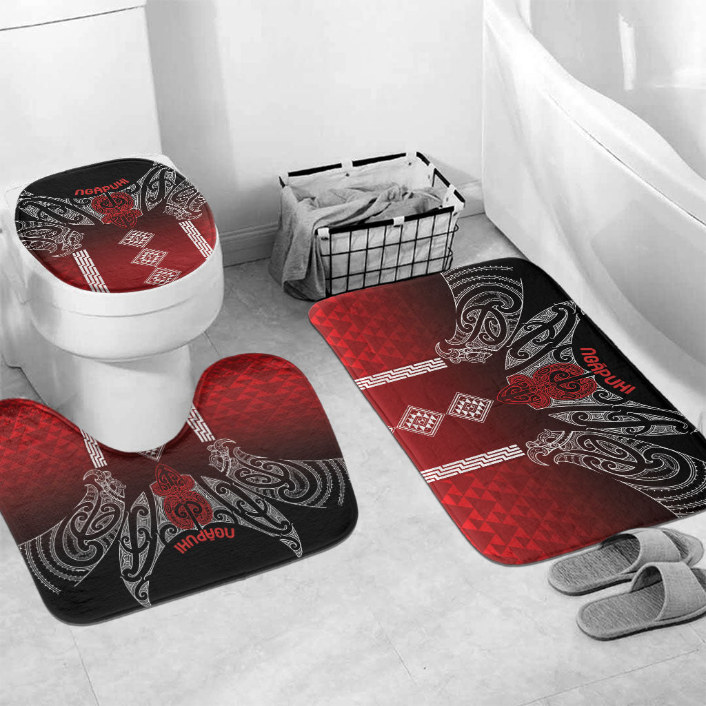 Aotearoa Maori Iwi Heritage Bathroom Set Ngapuhi Kokowai
