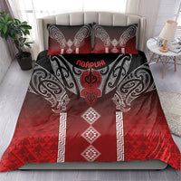 Aotearoa Maori Iwi Heritage Bedding Set Ngapuhi Kokowai