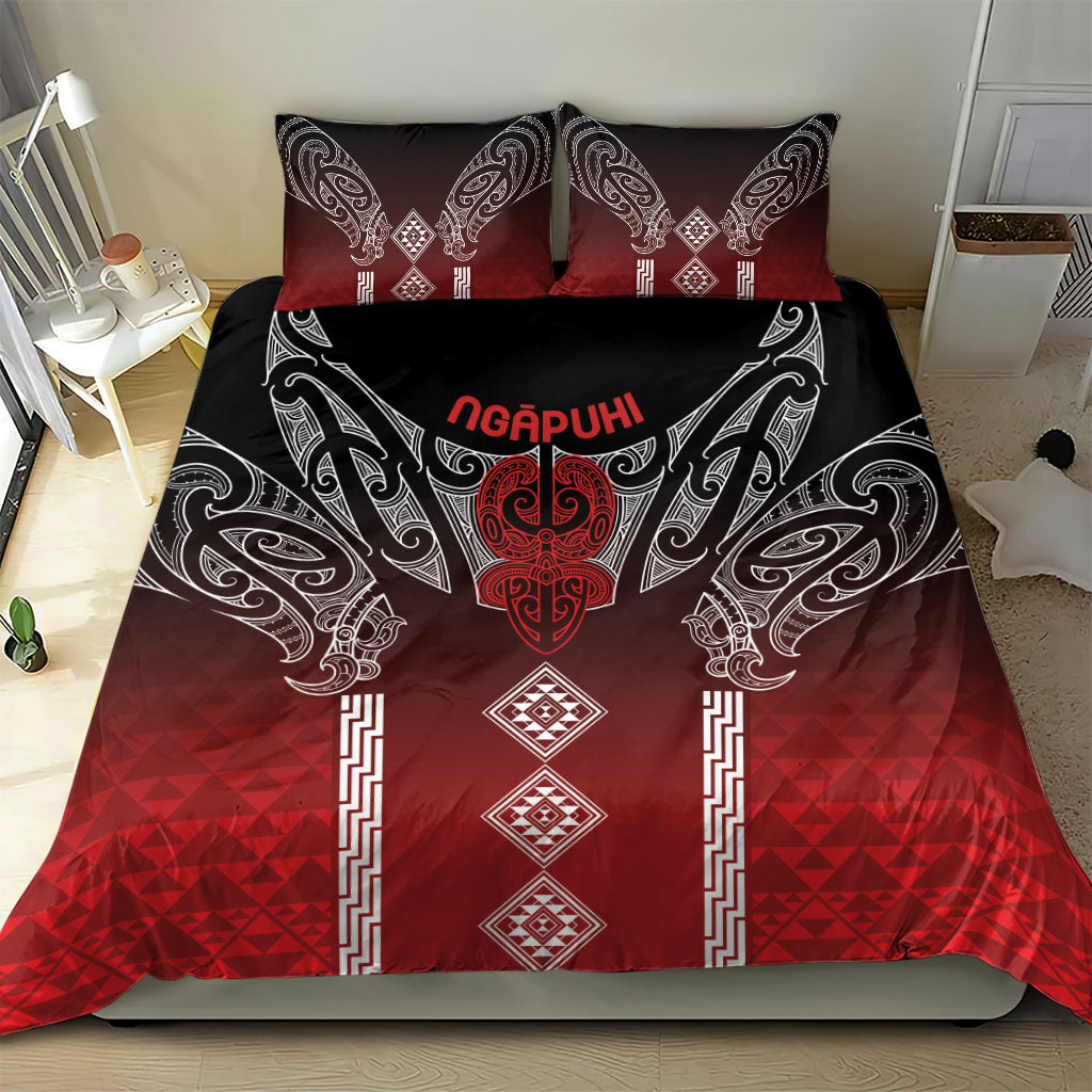 Aotearoa Maori Iwi Heritage Bedding Set Ngapuhi Kokowai