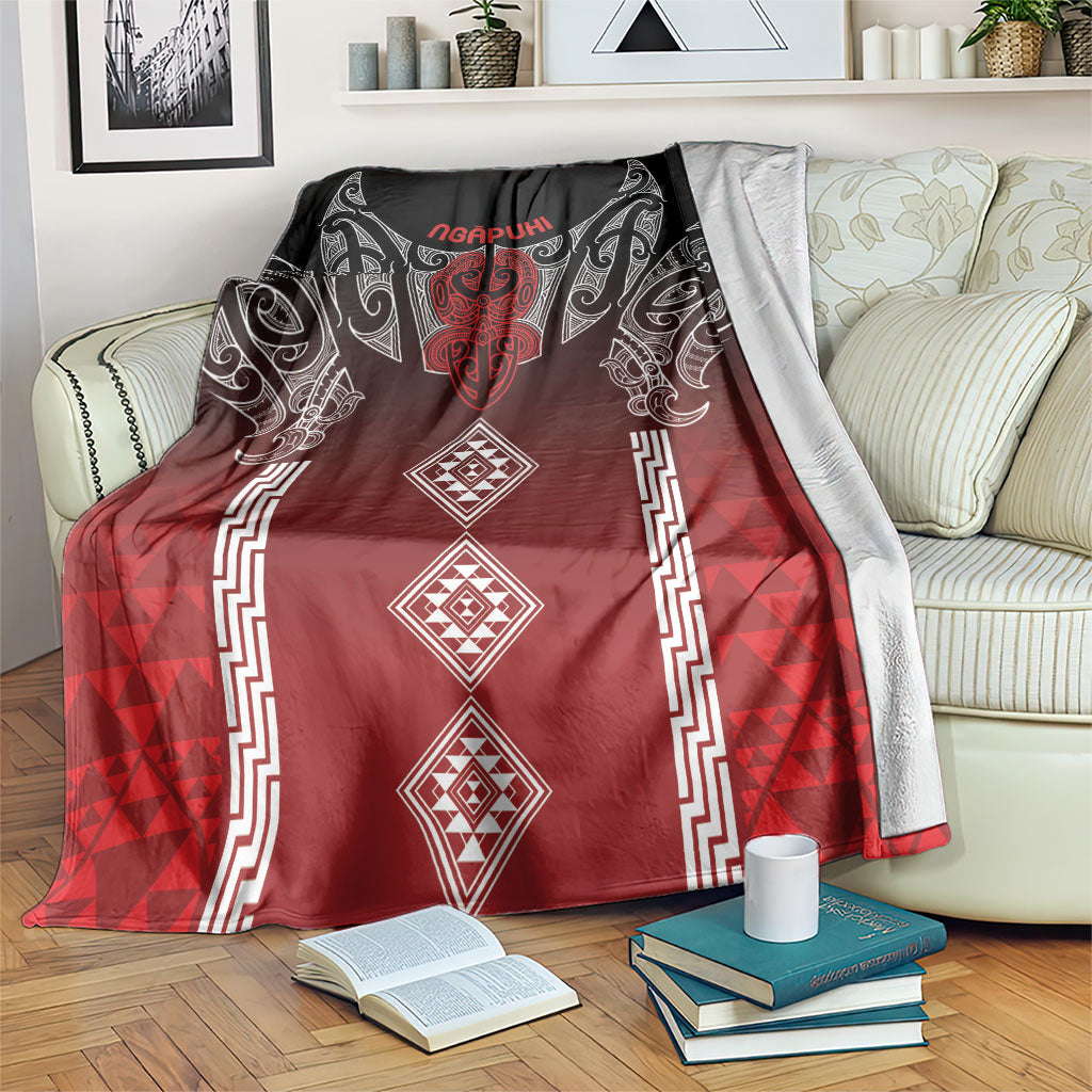 Aotearoa Maori Iwi Heritage Blanket Ngapuhi Kokowai LT7 Red - Polynesian Pride