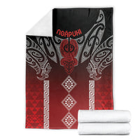 Aotearoa Maori Iwi Heritage Blanket Ngapuhi Kokowai