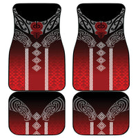 Aotearoa Maori Iwi Heritage Car Mats Ngapuhi Kokowai