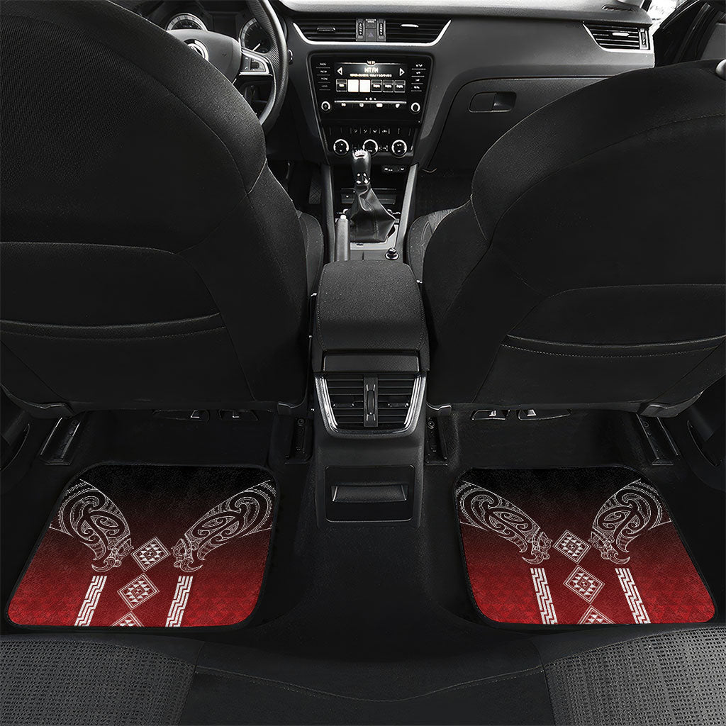 Aotearoa Maori Iwi Heritage Car Mats Ngapuhi Kokowai