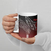 Aotearoa Maori Iwi Heritage Ceramic Mug Ngapuhi Kokowai