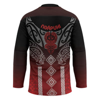 Aotearoa Maori Iwi Heritage Hockey Jersey Ngapuhi Kokowai
