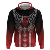 Aotearoa Maori Iwi Heritage Hoodie Ngapuhi Kokowai