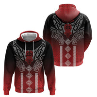 Aotearoa Maori Iwi Heritage Hoodie Ngapuhi Kokowai
