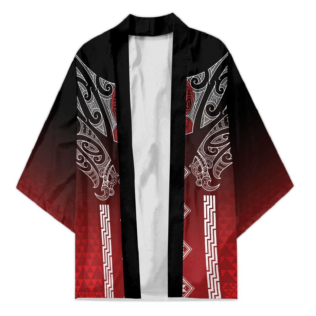Aotearoa Maori Iwi Heritage Kimono Ngapuhi Kokowai