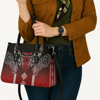 Aotearoa Maori Iwi Heritage Leather Bag Ngapuhi Kokowai
