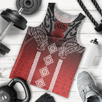 Aotearoa Maori Iwi Heritage Men Tank Top Ngapuhi Kokowai