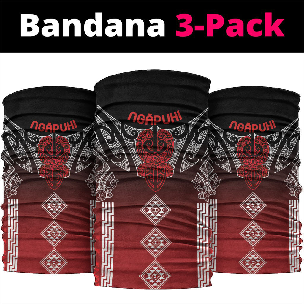 Aotearoa Maori Iwi Heritage Neck Gaiter Ngapuhi Kokowai LT7 package One Size: 25*50cm Red - Polynesian Pride