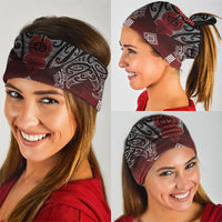 Aotearoa Maori Iwi Heritage Neck Gaiter Ngapuhi Kokowai