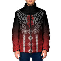 Aotearoa Maori Iwi Heritage Padded Jacket Ngapuhi Kokowai