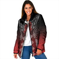 Aotearoa Maori Iwi Heritage Padded Jacket Ngapuhi Kokowai
