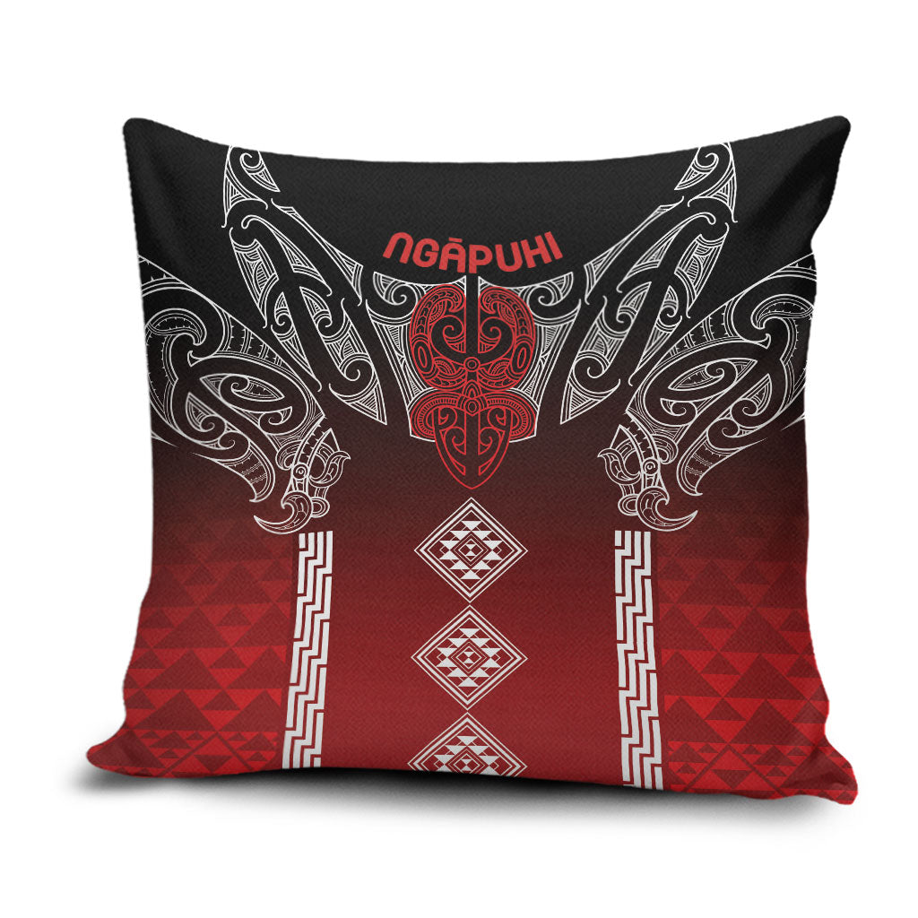 Aotearoa Maori Iwi Heritage Pillow Cover Ngapuhi Kokowai LT7 Red - Polynesian Pride