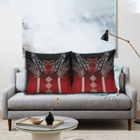 Aotearoa Maori Iwi Heritage Pillow Cover Ngapuhi Kokowai