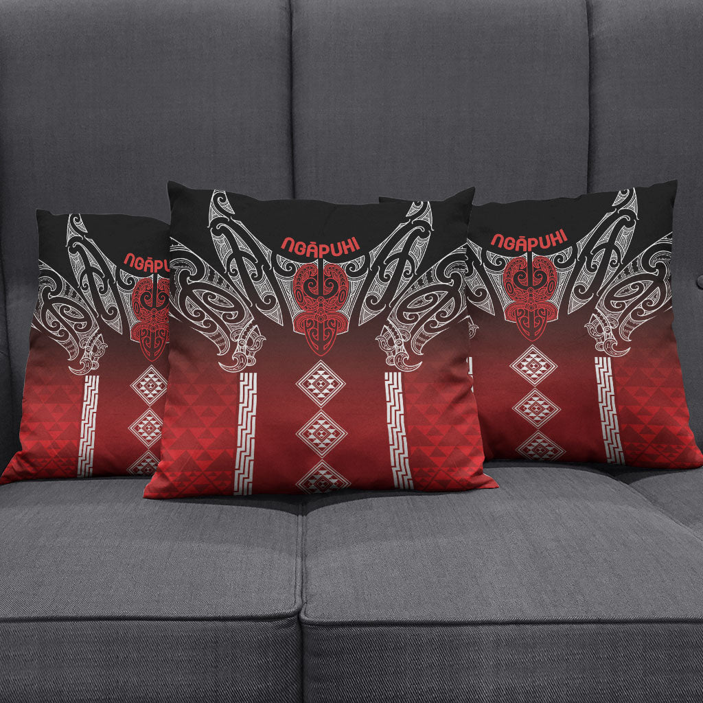 Aotearoa Maori Iwi Heritage Pillow Cover Ngapuhi Kokowai