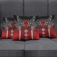 Aotearoa Maori Iwi Heritage Pillow Cover Ngapuhi Kokowai