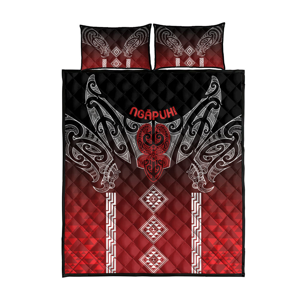Aotearoa Maori Iwi Heritage Quilt Bed Set Ngapuhi Kokowai