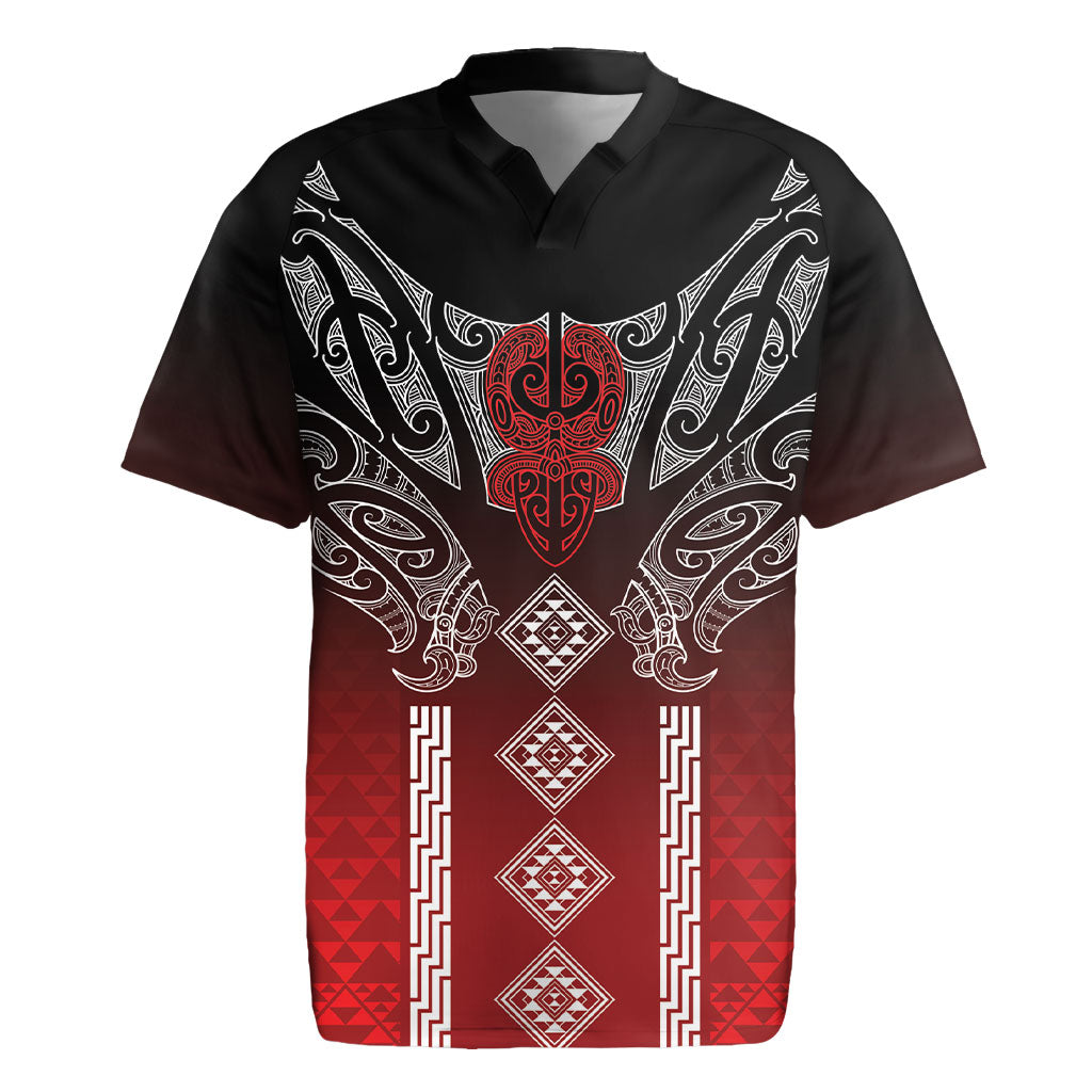 Aotearoa Maori Iwi Heritage Rugby Jersey Ngapuhi Kokowai