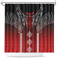 Aotearoa Maori Iwi Heritage Shower Curtain Ngapuhi Kokowai