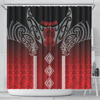 Aotearoa Maori Iwi Heritage Shower Curtain Ngapuhi Kokowai