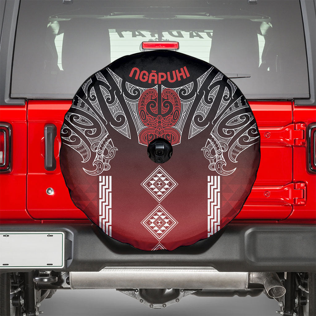 Aotearoa Maori Iwi Heritage Spare Tire Cover Ngapuhi Kokowai
