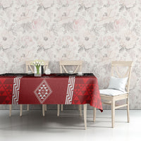 Aotearoa Maori Iwi Heritage Tablecloth Ngapuhi Kokowai