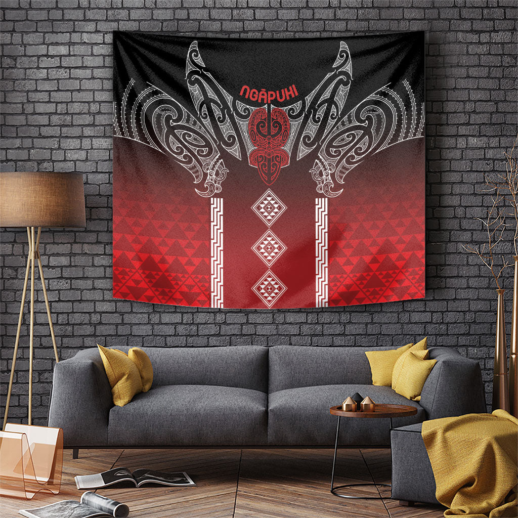 Aotearoa Maori Iwi Heritage Tapestry Ngapuhi Kokowai LT7 Red - Polynesian Pride