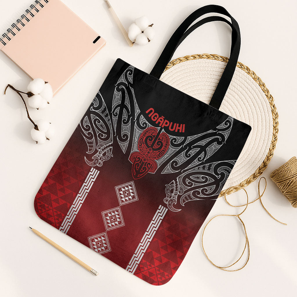 Aotearoa Maori Iwi Heritage Tote Bag Ngapuhi Kokowai