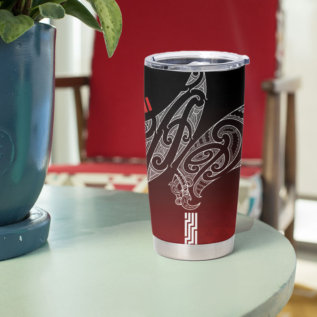 Aotearoa Maori Iwi Heritage Tumbler Cup Ngapuhi Kokowai